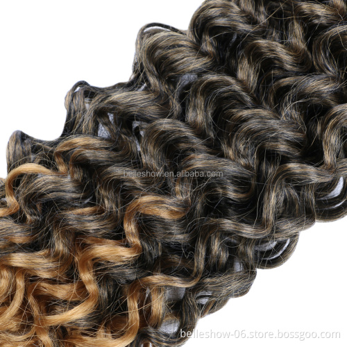 Long Deep Ocean Wave Crochet Braid Hair Hawaii Afro Curls For Black Women Pink Synthetic Braiding Hair Extensions Hawaii braids